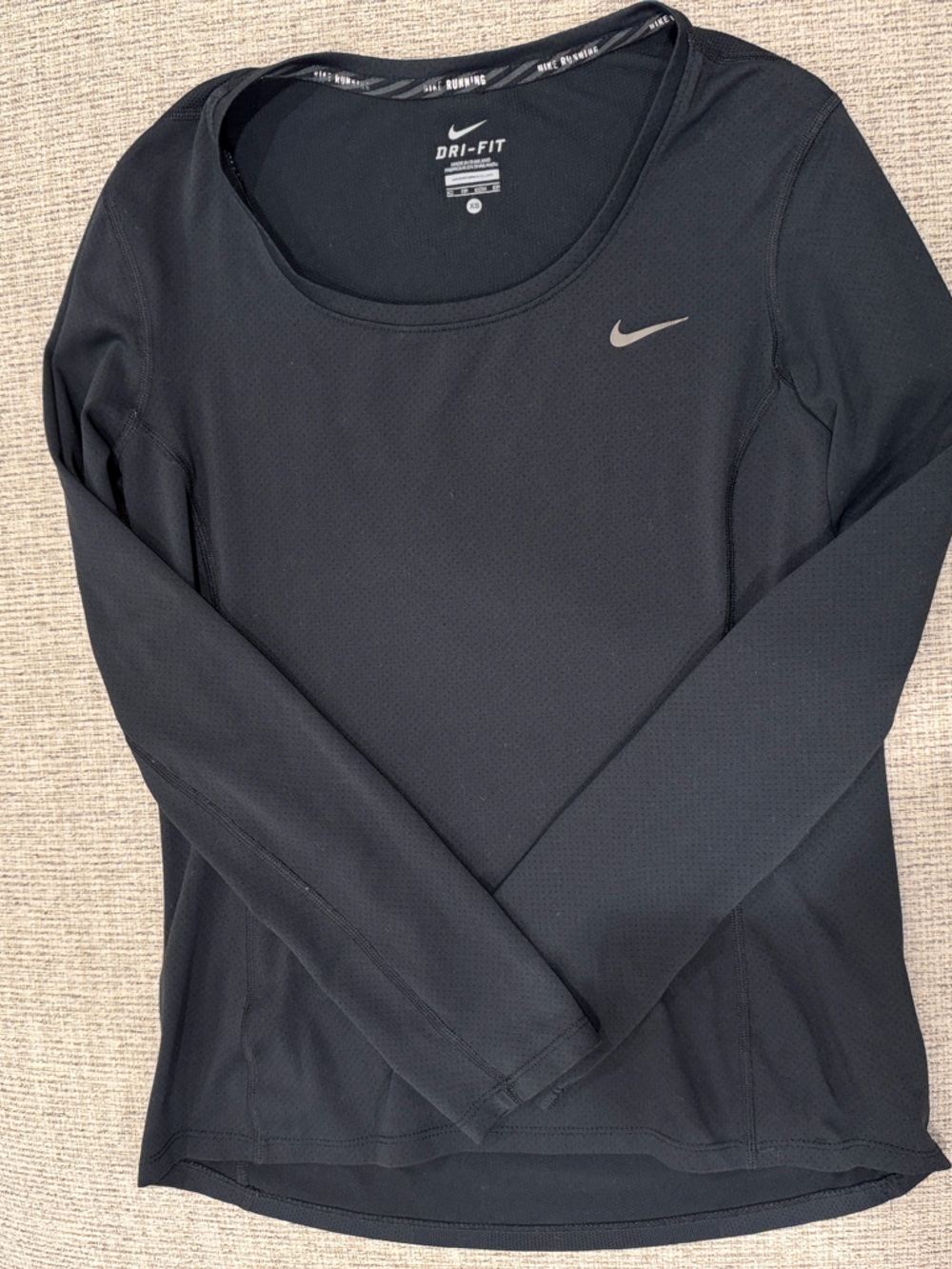 Nike Long Sleeve Performance Shirt - Black